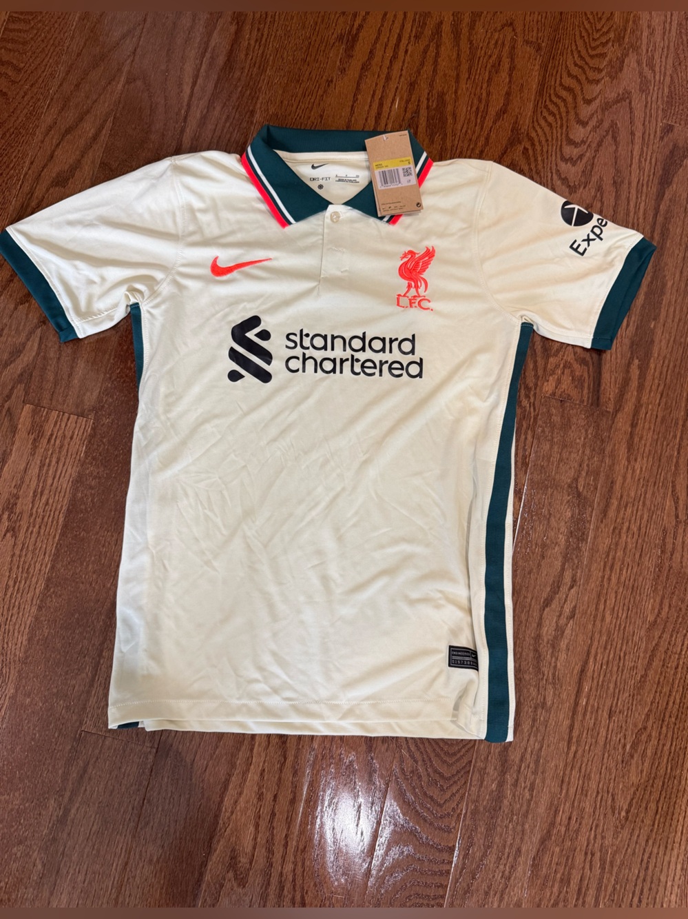 Mens liverpool soccer jersey poli NWT